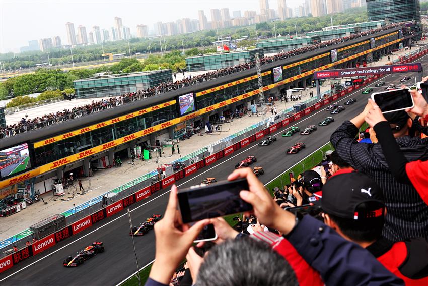 Chinese grandstand